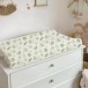 imageKonssy 2 Pack Muslin Changing Pad Covers for Boys Ultra Soft ampamp Breathable Cotton Baby Diaper Changing Table Covers Neutral Nursery Diaper Changing Pad Sheets StarBluePalm Paradise  Sage