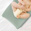 imageKonssy 2 Pack Muslin Changing Pad Covers for Boys Ultra Soft ampamp Breathable Cotton Baby Diaper Changing Table Covers Neutral Nursery Diaper Changing Pad Sheets Green Green LeavesLeafy  Green