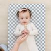 imageKonssy 2 Pack Muslin Changing Pad Covers for Boys Ultra Soft ampamp Breathable Cotton Baby Diaper Changing Table Covers Neutral Nursery Diaper Changing Pad Sheets Dreamfield SkyBaby Blue PlaidDreamfield Sky Baby Blue Plaid