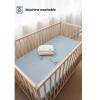 imageKonssy Muslin Crib Sheets for Boys Soft Cotton Neutral Baby Sheets for Standard Crib Mattress 2 Pack 52quotx28quot Dreamfield SkyBaby Blue PlaidStar blue
