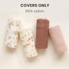 image:imageKonssy Muslin Baby Lounger Cover 2 Pack 100 Cotton Newborn Lounger Cover Soft and Breathable Lounger Cover for Boys Girls Covers Only PlanetNavyChestnut  Posy