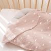 image:imageKonssy Muslin Baby Lounger Cover 2 Pack 100 Cotton Newborn Lounger Cover Soft and Breathable Lounger Cover for Boys Girls Covers Only PlanetNavyOat pink Sun