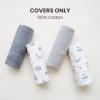 image:imageKonssy Muslin Baby Lounger Cover 2 Pack 100 Cotton Newborn Lounger Cover Soft and Breathable Lounger Cover for Boys Girls Covers Only PlanetNavyPlanet  Navy