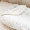 image:imageKonssy Muslin Baby Lounger Cover 2 Pack 100 Cotton Newborn Lounger Cover Soft and Breathable Lounger Cover for Boys Girls Covers Only PlanetNavyWheat moon